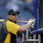 Adam Dunn not in A’s lineup for wild-card game against Royals