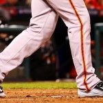 Secret to Travis Ishikawa’s outfield defense might be ‘Mike Trout’ cleats