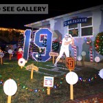 Padres fans celebrate Tony Gwynn with Christmas light display