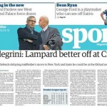 Frank Lampard Is Better Off at Manchester City Than New York, Says Pellegrini