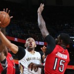 Ailing Pelicans rally from 18 back vs. Raptors