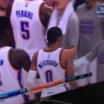 Russell Westbrook demands that you high-five him, Jeremy Lamb