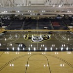 Oakland University unveils new blacktop-esque floor