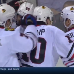 Patrick Kane scores as Blackhawks have too many men on ice (Video)