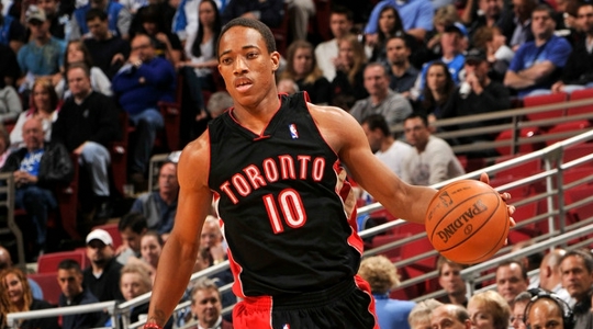 DeMar DeRozan (TOR) is averaging 28.4 PPG in last five games