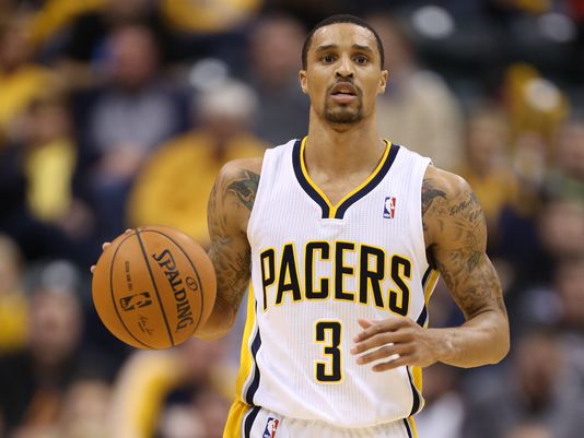George Hill scored 20 as Indiana took out Detroit in February