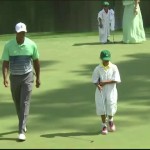 Tiger Woods’ daughter has a good putting stroke herself