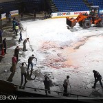 Nassau Coliseum ice dug up one last time; Islanders fans, look away (Gallery)