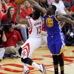 Rockets use incredible 1st quarter, Harden’s 45 to avoid Warriors sweep