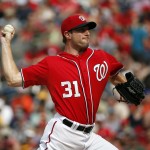 Max Scherzer comes one strike away from a perfect game, still gets no-hitter