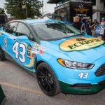 Retired veteran surprised with special edition No. 43 car, groceries