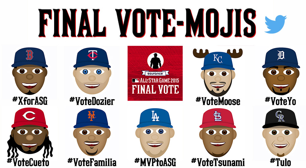 Emoji the vote! MLB and Twitter are letting fans vote for AllStars with emojis