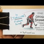 Amazing flipbook tribute to Stanley Cup champion Blackhawks (Video)