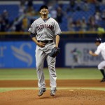 Joey Butler spoils Carlos Carrasco’s no-hit bid with two outs in ninth