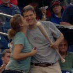 Alert fan catches flying bat in Washington, gets a kiss for his efforts