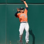 Carlos Gomez robs Matt Duffy with fantastic leaping catch at the wall