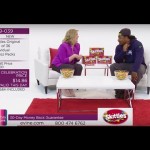 Marshawn Lynch randomly appears on Evine Live to sell Skittles